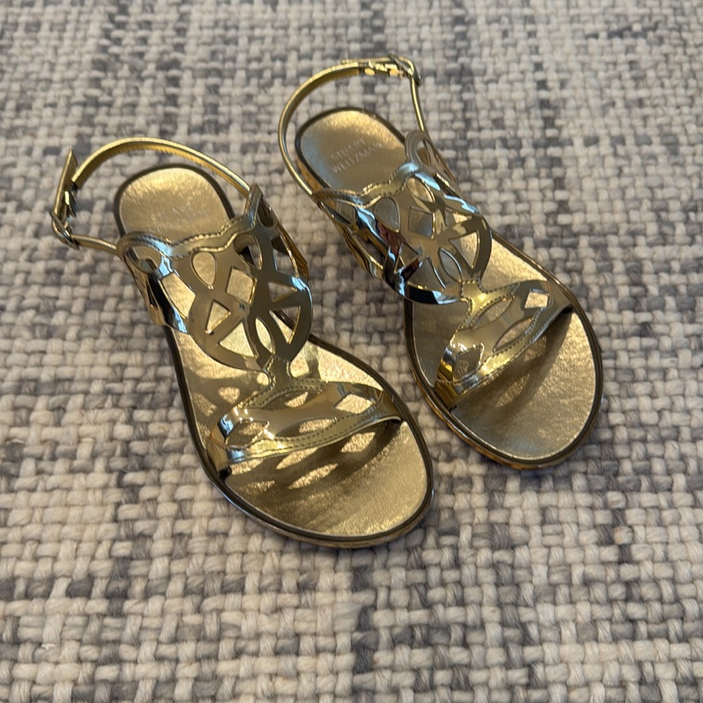 STUART WEITZMAN GOLD Sandals